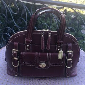 Vintage authentic Coach Miranda Bordeaux